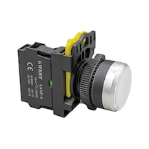 Gwest A5 - 31 22mm Yaylı Buton 1no Beyaz 10 Adet