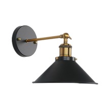 Suntek Magideal Kapalı Demir Duvar Lambası Armatür Aplik Mutfak 220mm-siyah-altın Siyah