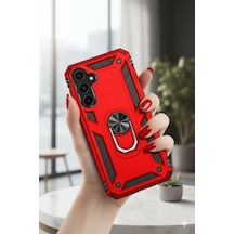 Samsung Uyumlu Galaxy S24 Fe Kılıf Yüzüklü Stand Olabilen Magnetic Tpu Tank Kapak Samsung Uyumlu Galaxy S24 Fe Kılıf Yüzüklü Stand Olabilen Magnetic Tpu Tank Kapak