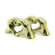 İbico İ12-183 Kalp Tutan El Figürlü Seramik Biblo - Gold Mega Boy- 4'li Paket Diğer