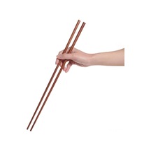 Kangvka 16.5 Cm Kırmızı Mutfak Ahşap Çubuk, 2 Çift Paket - Evde Ve Restoranda Kullanım