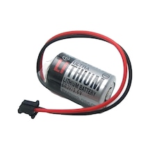Er3v 3.6v 1/2aa Size Lithium Pil - Siyah Soket