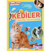 National Geographic Kids Kediler Çıkartmalı Faaliyet Kitabı