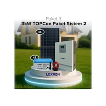 Lexron 3kw Bağ Evi Paket Sistem 2