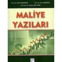 Gazi Kitabevi - Maliye Yazıları - Doç. Dr. Fatih Saraçoğlu - Doç. Dr. Eren Çaşkurlu