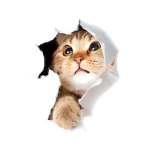 Reedark Sevimli 3d Kedi Çıkartması - Su Geçirmez, Yapışkanlı, Her Yüzeye Uygulanabilir Dekorasyon 112 Karakter Diğer
