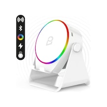 Enkado Ekd-s11 5w İndüksiyonlu Bluetooth Hoparlör Ses Yükselten 2000mah Rgb Işıklı Standlı Speaker