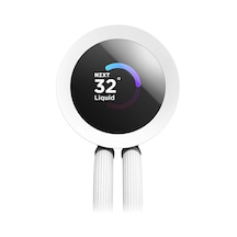 Kraken Plus 240 Rgb - Aıo Cpu Sıvı Soğutucu - 240mm Radyatör - F240 Rgb Çekirdek Tek Çerçeve Fan - Özelleştirilebilir 1,54 İnç Kare Lcd - Amd Am5, Am4 - Intel Lga 1851/1700, 1200/115x - Beyaz