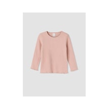 Lc Waikiki Alıta Cıty Farkıyla Lcw Baby Pembe Oval Yaka Kız Bebek Tişört Pembe - 930970553 Pembe