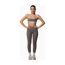 437 The V Legging 437 Cloud Geri Dönüşümlü Sürdürülebilir Spor Tayt Gri