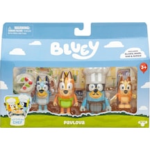 Bluey 4'lü Figür Set Pavlova 18915