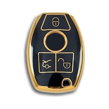 Autohan Keys Lüks Anahtar Kılıfı, Siyah-altın, Nano Kaplama, 2001-2016 Be Tipi Model