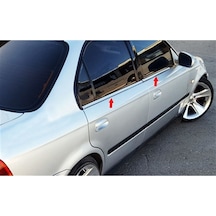 Woc Chrome Honda Civic Sedan Krom Cam Çıtası 1996-2000 4 Parça  Pa