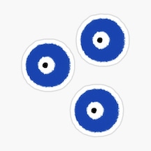 Nazar Boncuğu Model2 Sticker Oto Araba Yapıştırma 15Cm