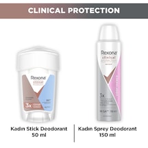 Rexona Clinical Protection Kadın Sprey Deodorant 150 ml + Clinical Pretection Stick Deodorant 50 ml