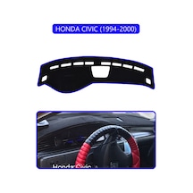 Honda Cıvıc 1994-2000torpido Koruma Halısı Mavi Kenar