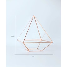 Dekoratif Cam Fanus - Geometrik Cam Fanus - Teraryum Cam Fanus (489240998)