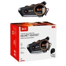 Blic 1500 MAH Rgb Işıklı Su Geçirmez Motosiklet İntercom