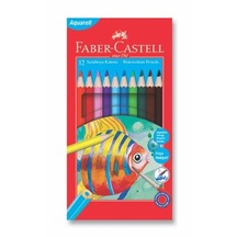 Faber Castell 12 Renk Sulu Boya Kalemi Aquarel