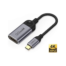Sones Qgeem Qg-ua01 Usb Type-c - Hdmı Adaptörü Gümüş Gri