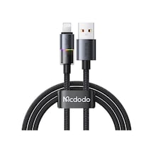Ca-8170 Usb İphone 3a 7 Renkli Led Işıklı Şarj Data Kablosu