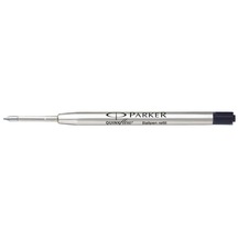 Parker Quinkflow Tükenmez Kalem Yedeği. Medium Uç.  Siyah
