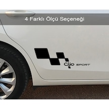 Clio Sport Sağ Sol Set Oto, Araba Sticker