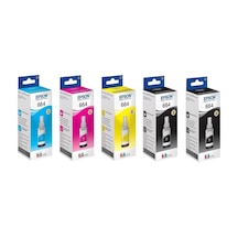 Epson T664 Mürekkep 4 Renk 1 Tüp Siyah