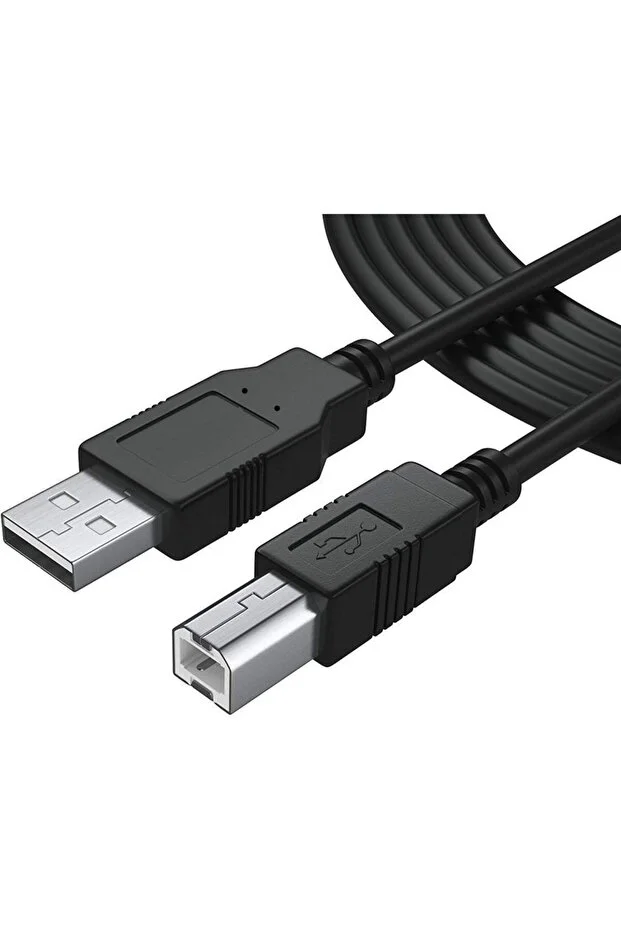 1.5 Metre Usb Yüksek Hızlı 2.0 A-b Erkek Kablosu 1.5m Canon Brother Hp Epson Yazıcı Fax Kablosu Standart Kablo