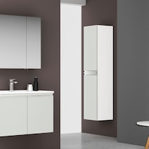 Orka Terme 60 Cm Mdf Kaşmir Taş Banyo Dolabı Takımı Ve Boy Dolabı Çok Renkli