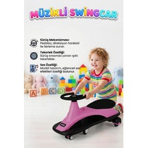 Müzikli Ve Işıklı Tekerlekli 1 Fonksiyonlu Pedalsız Eğitici Bin-git Oyuncak Karınca Kaykay