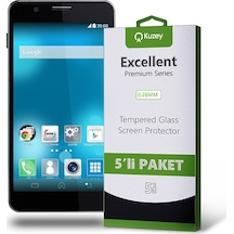 Vestel Uyumlu Venüs 5.0V Ekran Koruyucu Cam 5 Adet Ekonomik Paket (554292949)