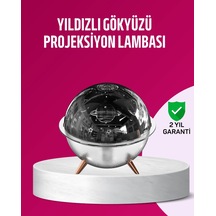 Uzay Temalı Projeksiyonlu Nemlendirici Usb Güçlü Gece Lambası Renkli