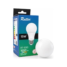 Rutter Rt-1030 E27 15w Led Ampul 6500k Beyaz Işık Yüksek Lümen Güçlü Aydınlatma Uzun Ömürlü Yüksek Verimli Lamba