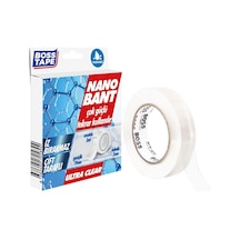 Tarafli Nano Bant, 19 Mm X 3 Mt Boyut, Seffaf Çift Diğer