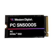 Wd Sn5000s 512gb 6000/4200mb/s Gen4x4 M.2 22x42 Ssd Diğer
