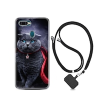 Oppo Ax7 Kılıf Boyun Askılı Super Cat 1666