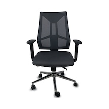 Koltukstilim Londra Fileli Gri Şef Koltuğu Siyah