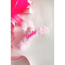 Eyer Shoping Barbie Peluş Mandal Toka Pembe