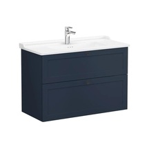 Vitra Root Classic 100 Cm Lacivert Çekmeceli Banyo Dolabı Alt Mod Çok Renkli
