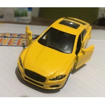 Oyuncak Metal Model Araba Açılır Kapı 1/36 Çek Bırak Sarı Mustang