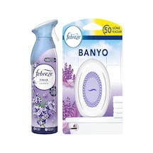 Febreze Lavanta Hava Ferahlatıcı Sprey Oda Kokusu 185 ML + Hava Temizleyici Parfüm