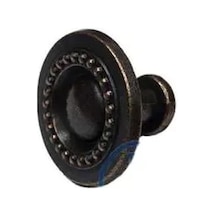 Ers Dekoratif Zamak Düğme - 23x23mm, Eskitme, 1 Adet