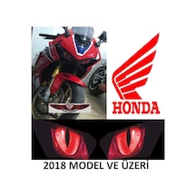 Honda 1000Rr Far Sticker Kırmızı