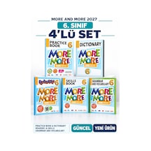 Güncel 6.sınıf 6 More&more Practice Book&dıctıonary Readers & Skılls + Gramer And Vocabulary 4 Lü Set Yeni Ürün