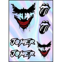 Motosiklet Joker Hologram Çoklu Sticker Diğer