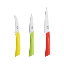 Ikea Matdoft Bıçak Seti - 3 Parça Kırmızı - Sarı - Yeşil