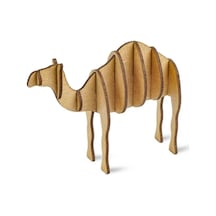 Maket 3d Ahşap Maket Deve Ahşap Boyama Maketi