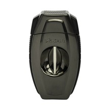 Xikar Flip Dual Gunmetal V & Düz Puro Makası Kesici