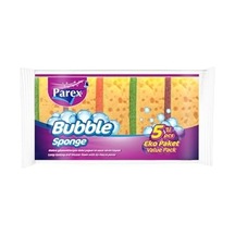 Bubble Sünger Düz 5'li Açık Bej